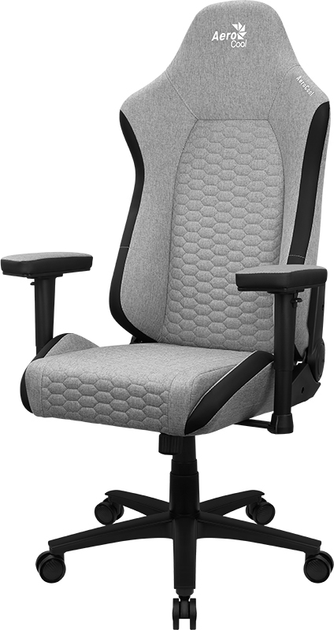 Крісло для геймерів Aerocool CROWN AeroWeave Ash Grey (AEROCROWN-ASH-GREY) - зображення 4