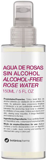 Спрей для тіла Botanicapharma Rose Water Alcohol Free 150 мл (8435045201860) - зображення 1