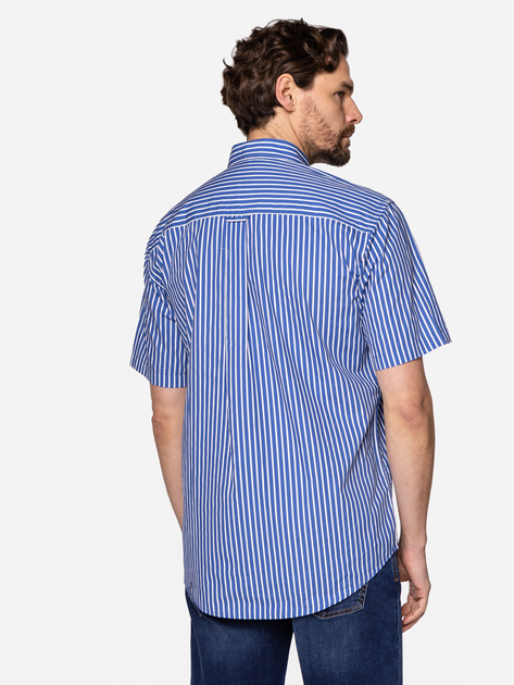 Koszula męska bawełniana Lee Cooper NEW TENBY2-LK12 XL Błękitna (5904347390464) - obraz 2