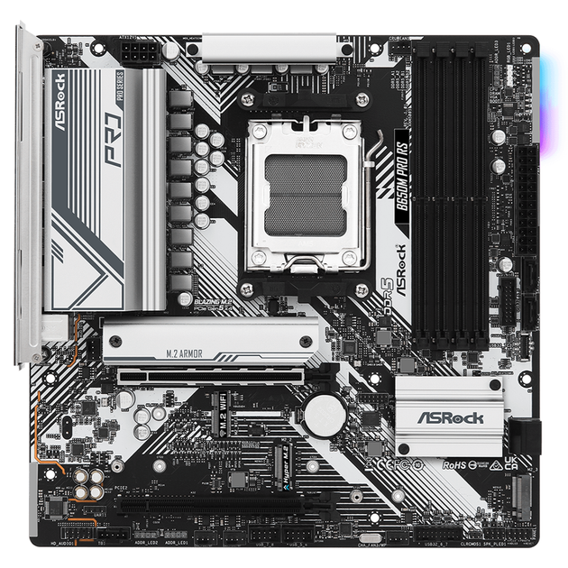 Материнская плата ASRock B650M PRO RS Socket AM5/AMD/Micro-ATX/1хHDMI/DisplayPort - изображение 2
