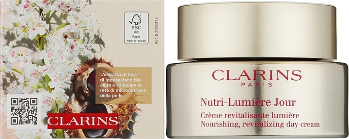 Krem przeciwzmarszczkowy Clarins Nutri-Lumiere Jour na dzień 50 ml (3380810354294) - obraz 2