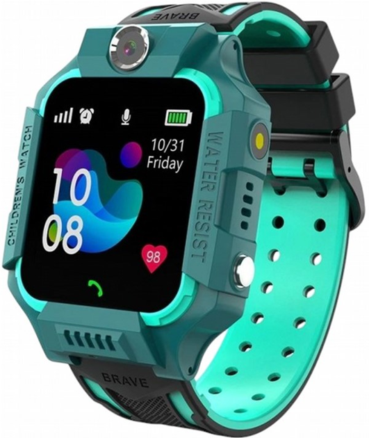 Smartwatch Bemi K2 Water Resist IP67 Sim GPS Turkus (BEM-K2-TUR) - obraz 1
