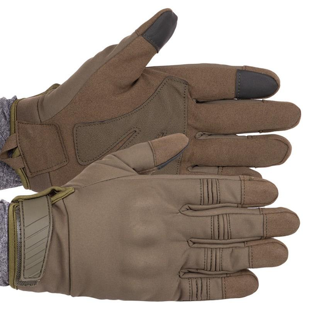 Перчатки тактические с закрытыми пальцами Military Rangers BC-9878 XL Оливковый - изображение 1
