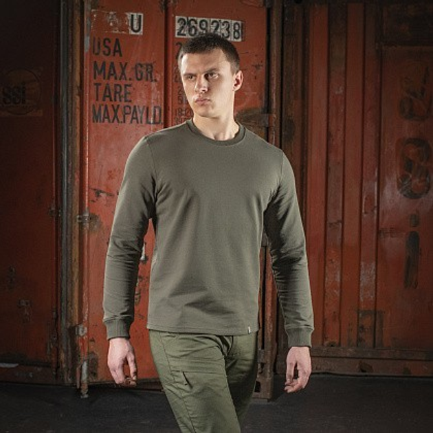Пуловер тактический (кофта) M-Tac 4 Seasons Army Olive Размер L - изображение 2