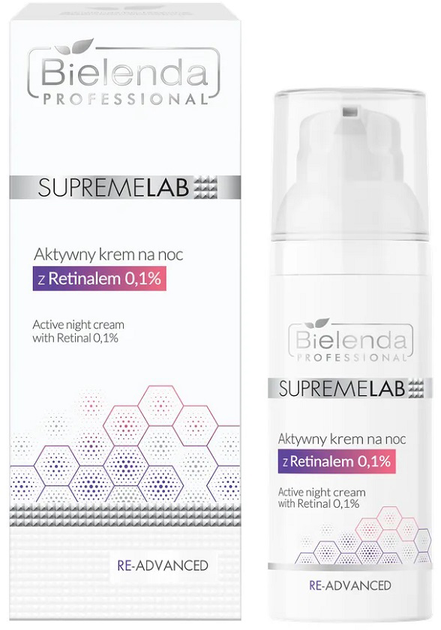 Krem do twarzy Bielenda SupremeLab Re-Advanced na noc 50 ml (5902169052041) - obraz 1