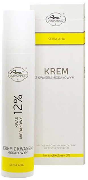 Krem do twarzy Jadwiga J K Seria Aha z kwasem migdalowym 12% 50 ml (5908249261570) - obraz 1