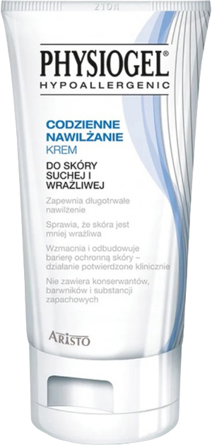 Крем для обличчя Physiogel Щоденне зволоження для сухої та чутливої шкіри 75 мл (4251575904231) - зображення 1