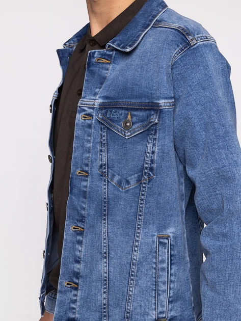 Kurtka jeansowa męska Lee Cooper MAURO-1223 M Niebieska (5904347386399) - obraz 6