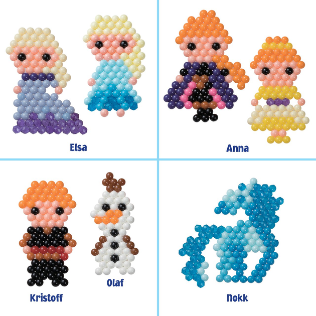Мозаїка Epoch Aquabeads Disney Frozen 2 Character 600 деталей (5054131313701) - зображення 4