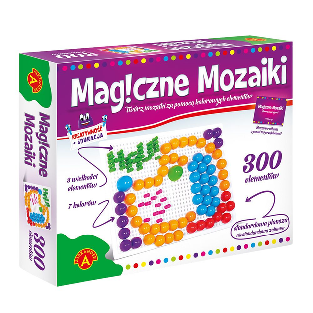 Mozaika Alexander Magic Kreatywność i edukacja 300 elementów (5906018006667) - obraz 1