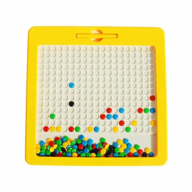 Mozaika magnetyczna Hipo Magpad Dots Magnetic Drawing Board 126 elementów (5902447029697) - obraz 2