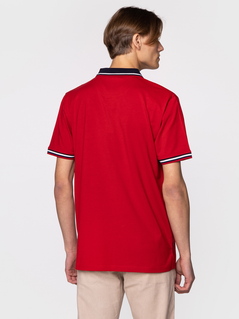 Koszulka polo męska Lee Cooper ARIC-2440 M Czerwona (5904347392000) - obraz 2