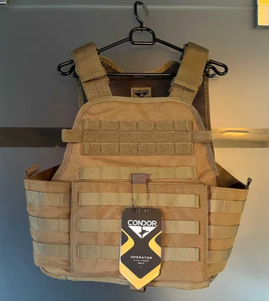 Плитоноска-бронежилет (без плит) CONDOR OPERATOR PLATE CARRIER GEN 2 Coyoyte - изображение 4