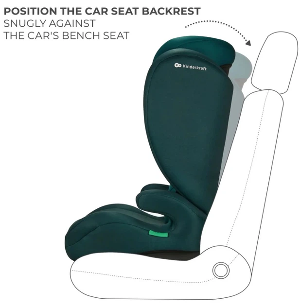 Автокрісло Kinderkraft i-Spark Green (KCISPA00GRE0000) (00-00305241) - зображення 10