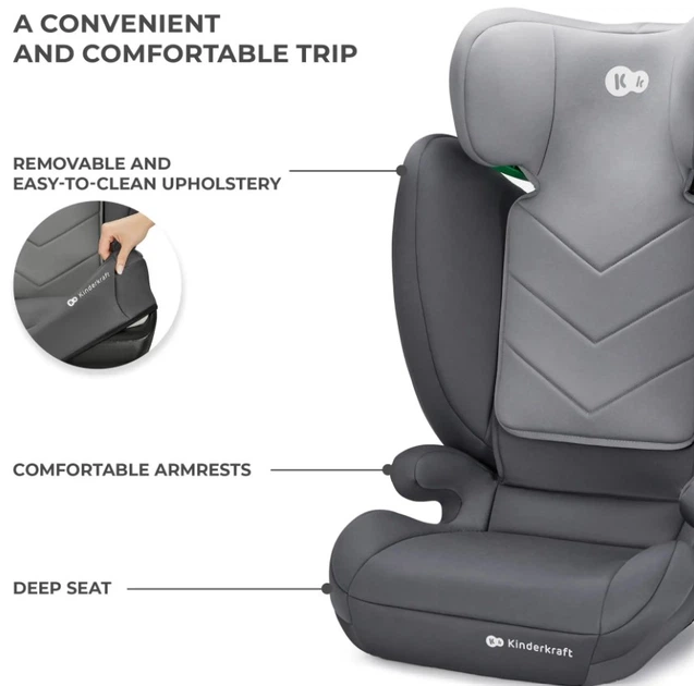 Автокрісло Kinderkraft i-Spark Grey (KCISPA00GRY0000) (5902533924950) - зображення 14