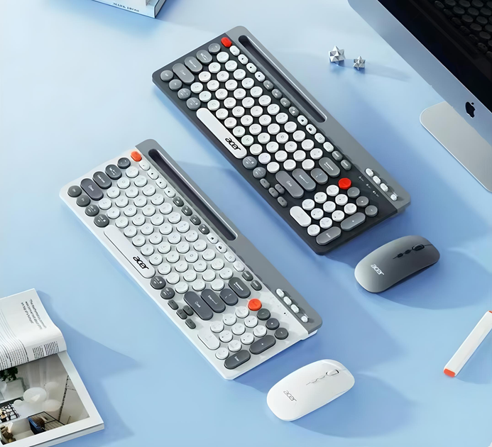 Бездротова клавіатура та миша +BT ZYG 807 XPRO чорний (43922-ZYG 806_556) - изображение 7