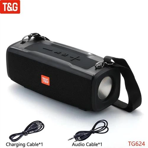 Bluetooth-колонка TG624 с RGB ПОДСВЕТКОЙ, speakerphone, радио, black - Фото 1 Bluetooth-колонка TG624 с RGB ПОДСВЕТКОЙ, speakerphone, радио, black - изображение 1