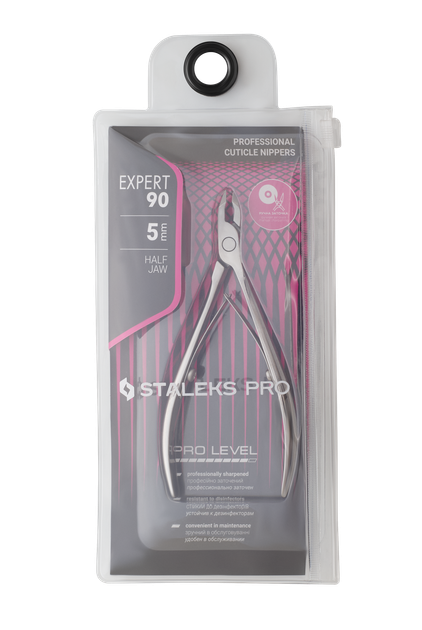 Кусачки для шкіри Staleks Pro Expert 90 профессійні 5 мм (4820121599711) - зображення 5