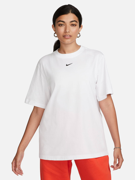 Футболка оверсайз длинная женская Nike Tee Essential FD4149-100 L Белый ...