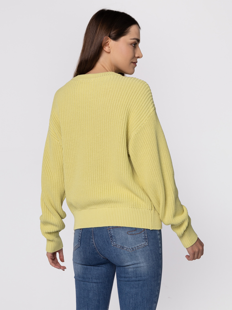 Sweter damski Lee Cooper YANA-ORGANIC M Żółty (5904347387914) - obraz 2