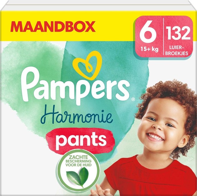 Підгузки-трусики Pampers MB Harmonie Pants Розмір 6 (15+ кг) 132 шт (8006540867990) - зображення 1