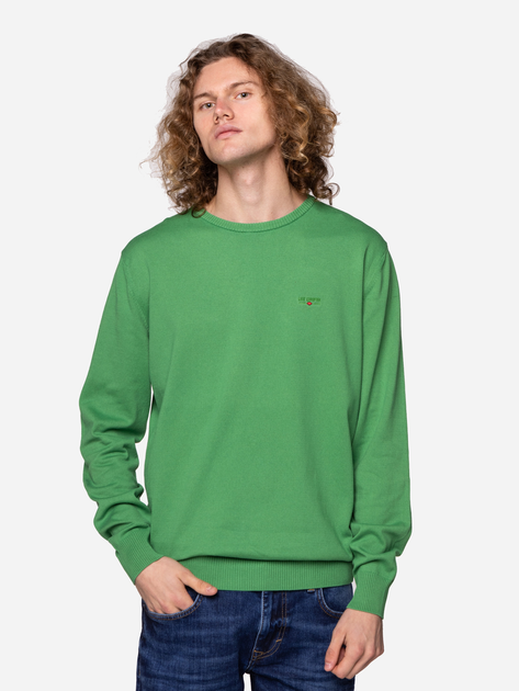 Sweter męski bawełniany Lee Cooper ANDY-ORGANIC M Zielony (5904347387563) - obraz 1
