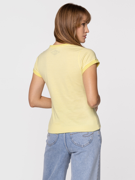 Koszulka damska Lee Cooper ALINE-6040 S Żółta (5904347388799) - obraz 2