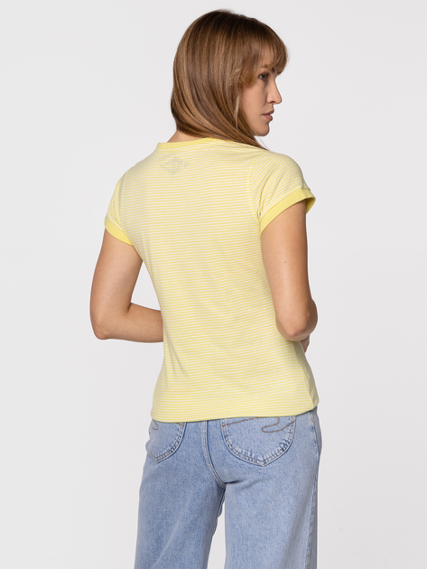 Koszulka damska Lee Cooper ALINE-6040 M Żółta (5904347388812) - obraz 2