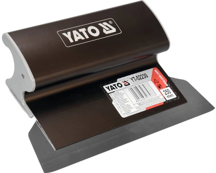 Szpachla do wykańczania gładzi YATO 250 mm z wymiennym ostrzem i aluminiowym uchwytem (YT-52230) - obraz 2