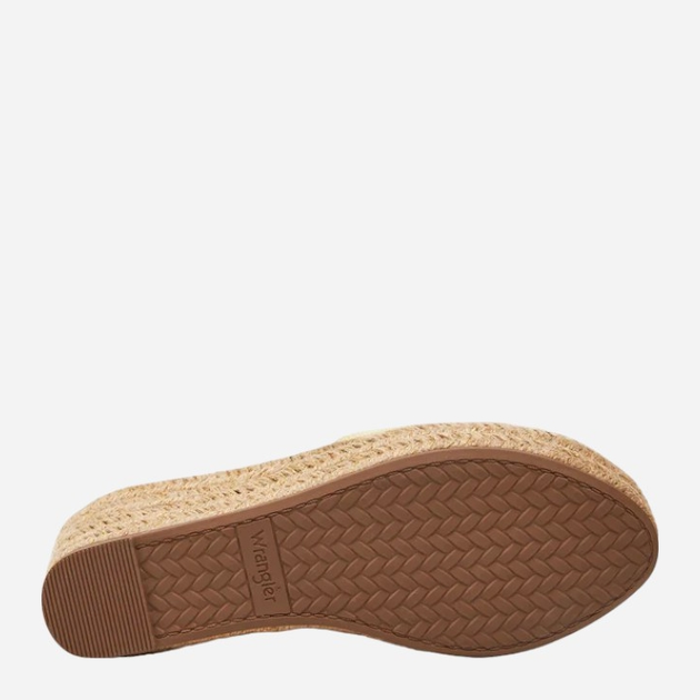 Espadryle damskie na koturnie Wrangler Bela Semi Wedge 20241055.85A 37 24.5 cm Jasnożółte (5400821979915) - obraz 6