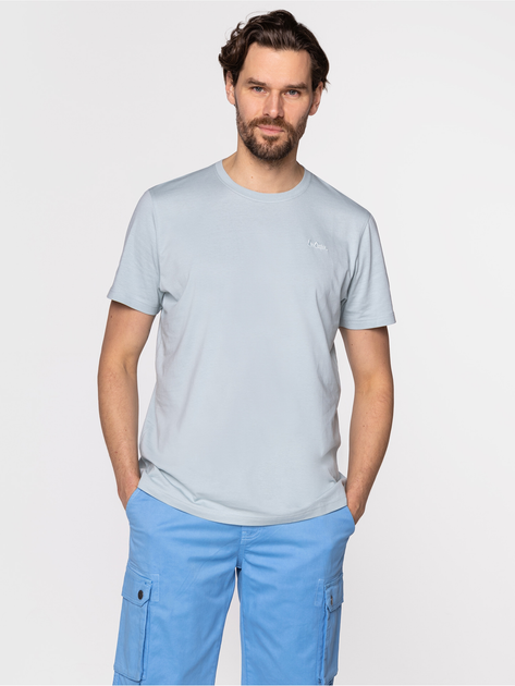 Футболка бавовняна чоловіча Lee Cooper OBUTCH-875 M Сіро-голуба (5904347395216) - зображення 3