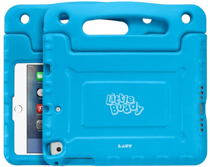 Протиударний дитячий чохол Laut Little Buddy для Apple iPad Mini 5 Blue (4895206907811) - зображення 1