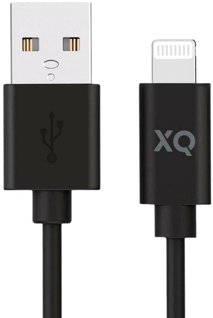 Kabel Xqisit NP USB Type-A - Lightning 1.5 m Black (4029948221915) - obraz 1