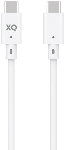 Кабель Xqisit NP E-Mark USB Type-C - USB Type-C 1 м White (4029948221533) - зображення 1