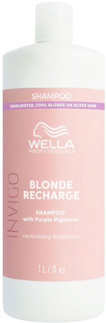 Шампунь для волосся Wella Professionals Invigo Blonde Recharge 1000 мл (4064666339061) - зображення 1