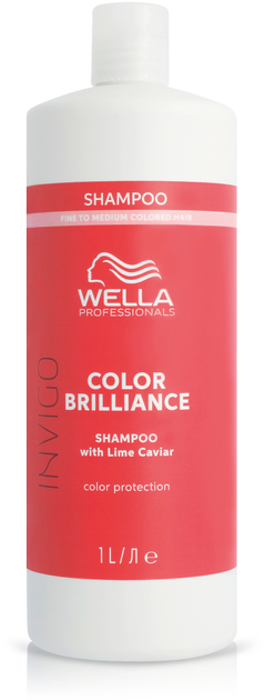Шампунь для фарбованого волосся Wella Professionals Invigo Color Brilliance Fine Hair 1000 мл (4064666339283) - зображення 1