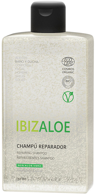 Шампунь для відновлення волосся Ibizaloe Champu Reparador 250 мл (8436010009566) - зображення 1