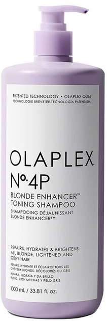 Тонуючий шампунь для волосся Olaplex No 4P Blonde Enhancer Toning 1000 мл (850045076061) - зображення 1
