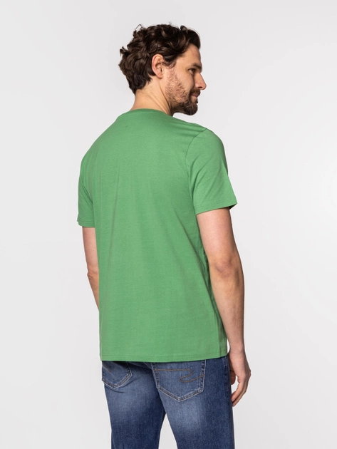Koszulka męska bawełniana Lee Cooper OBUTCH-875 M Zielona (5904347394974) - obraz 2