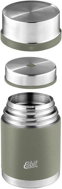 Термос для їжі Esbit Sculptor Food Jug сірий 500 мл (4260149873255) - зображення 3