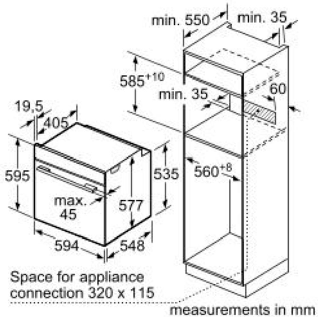 Духова шафа електрична Bosch HBG7764B1 - зображення 7
