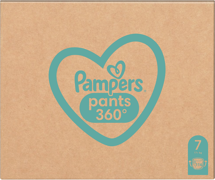 Підгузки-трусики Pampers Pants Розмір 7 17+ кг 114 шт (8700216341653) - зображення 4