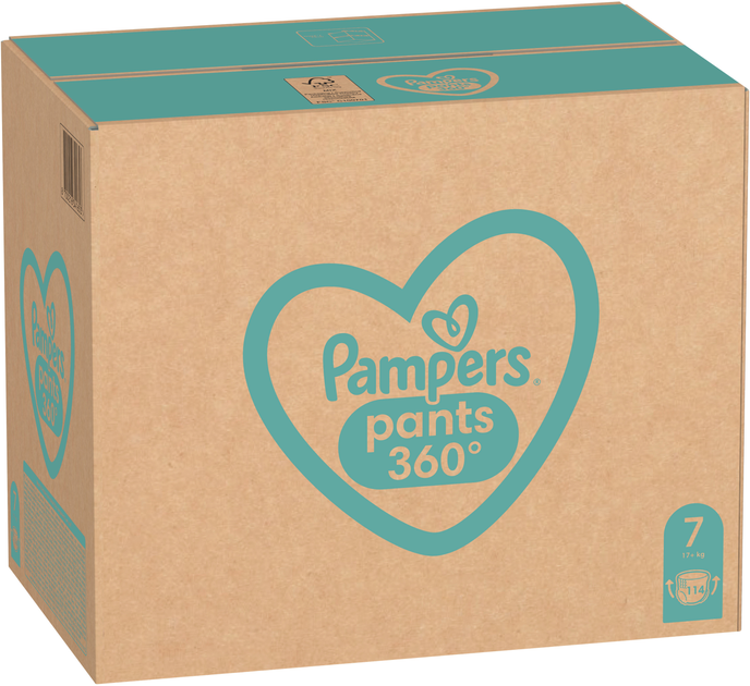 Підгузки-трусики Pampers Pants Розмір 7 17+ кг 114 шт (8700216341653) - зображення 5
