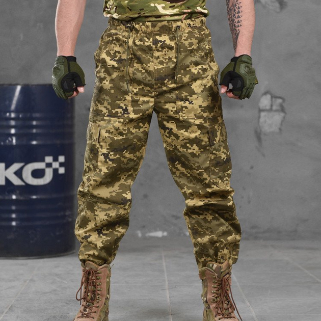 Чоловічі штани Legion ріп-стоп із манжетами піксель розмір XL - зображення 1