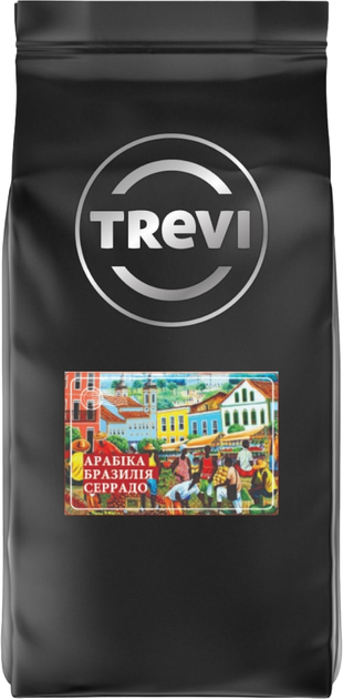 Кава в зернах Trevi Арабіка Бразилія Серрадо 1 кг (4820140053881) - Фото 1 Кава в зернах Trevi Арабіка Бразилія Серрадо 1 кг (4820140053881) - зображення 1