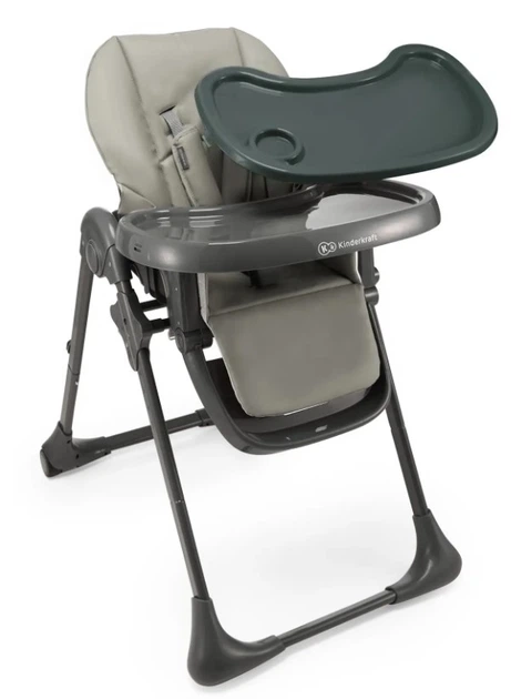 Krzesełko do karmienia Kinderkraft Tummie Szare (KHTUMM00GRY0000) (5902533925049) - obraz 5