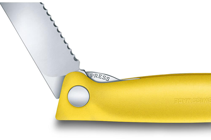 Складний ніж Victorinox для овочів та фруктів жовтий 11 см (6.7836.F8B) - зображення 4