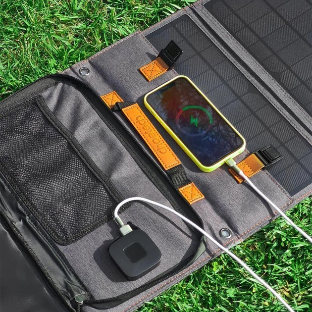 Портативна Сонячна Зарядна Станція Choetech 36W - зображення 6