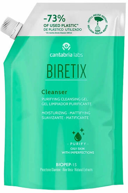 Żel do mycia twarzy Cantabria Labs Biretix Cleanser Purifing 400 ml (8470002123885) - obraz 1