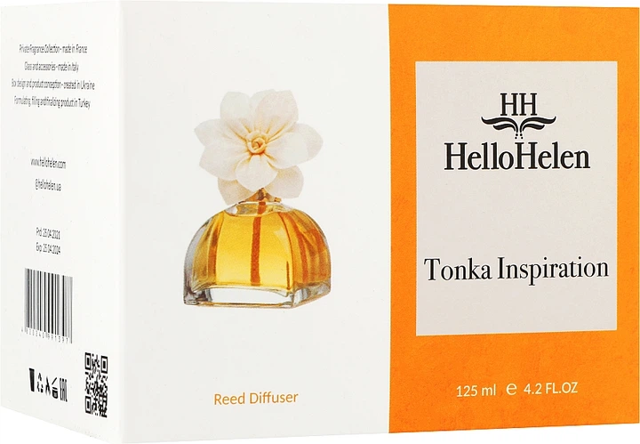 Аромадифузор - HelloHelen Diffuser Tonka Inspiration 125ml (1140687-121385) - зображення 2